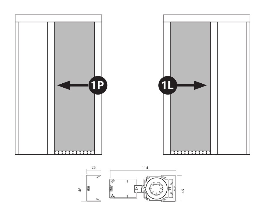 Specifikacije of the Single Rolled MONUMO Door Mosquito Net